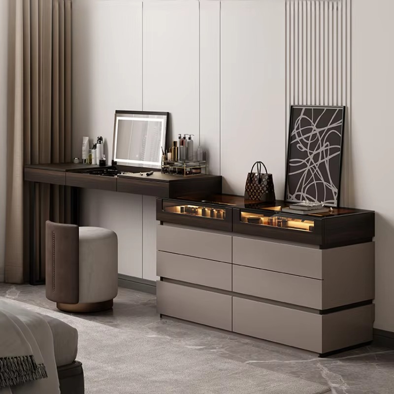 Beauty Makeup Vanity Set - Kadınlar için Organizer, Lüks Komodin, Makyaj