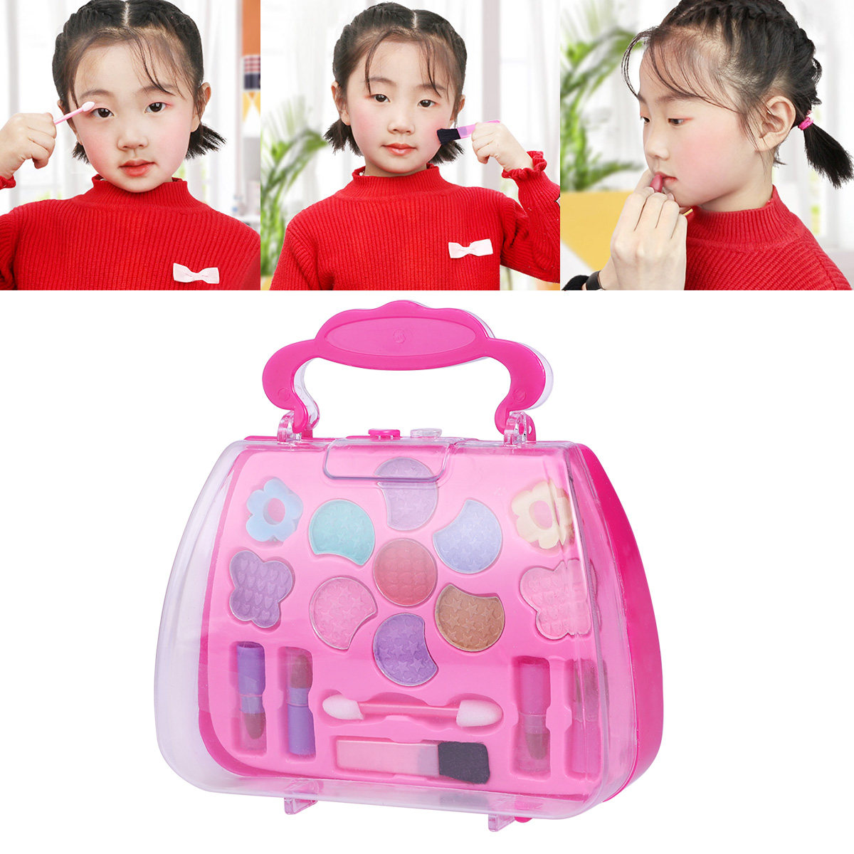 Çilek Şeklinde Kız Çocukları İ - Beauty Makeup Vanity Set incelemesi ve fiyatı