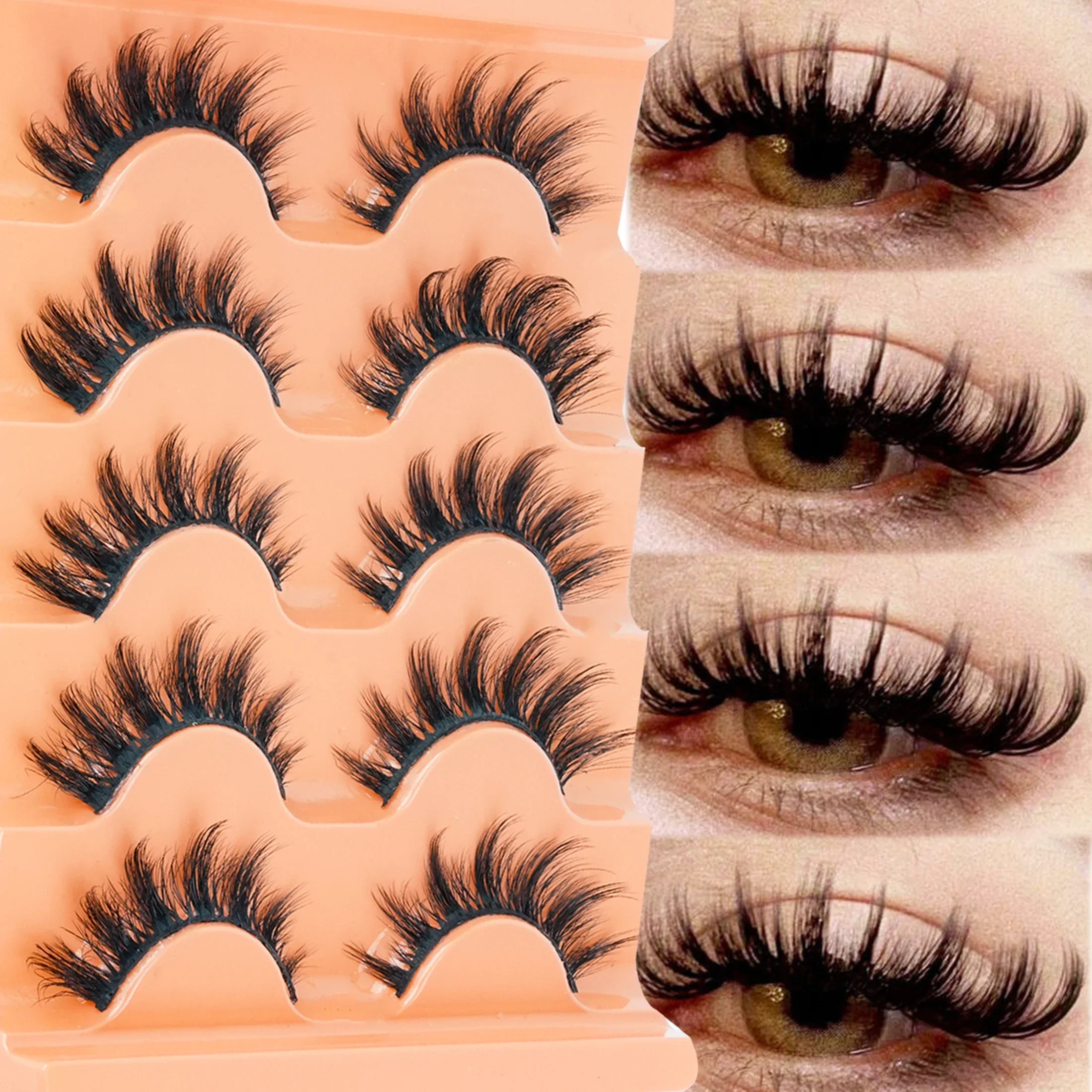 5 Çift Kedi Gözü 8D Rus Haciml - Beauty Makeup Women incelemesi ve fiyatı